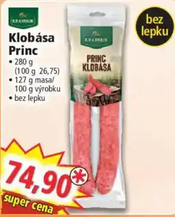 Norma Krahulik klobása princ nabídka