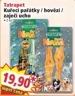 Norma Tatrapet kuřecí pařátky / hovězí / zaječí ucho nabídka