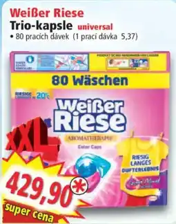 Norma Weißer Riese Trio-kapsle universal nabídka