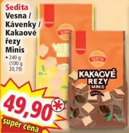 Norma Sedita Káva Kakaové řezy Minis nabídka