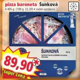 Norma pizza baroneta šunková nabídka