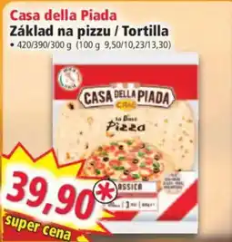 Norma Casa della Piada základ na pizzu / tortilla nabídka