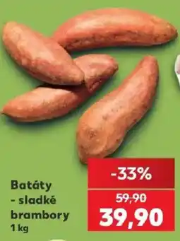 Kaufland Batáty - sladké brambory nabídka