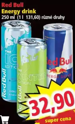 Norma Red Bull Energy drink nabídka
