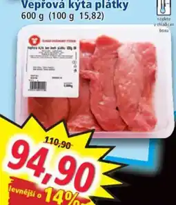 Norma Vepřová kyta plátky nabídka