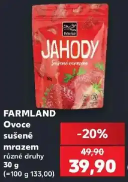 Kaufland Farmland ovoce sušené mrazem nabídka