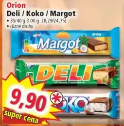 Norma Orion Deli / Koko / Margot nabídka
