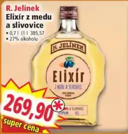 Norma R. Jelinek elixír z medu a slivovice nabídka
