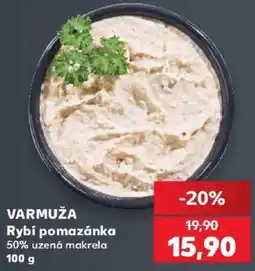 Kaufland Varmuža rybí pomazánka nabídka