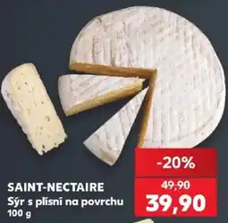 Kaufland Saint-Nectaire sýr s plísní na povrchu nabídka