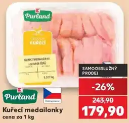 Kaufland Purland kuřecí medailonky nabídka