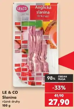 Kaufland Le & Co Anglická slanina nabídka