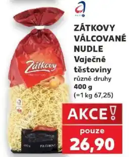 Kaufland Zátkovy vajecne těstoviny nabídka