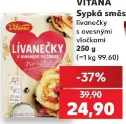 Kaufland Vitana lívanečky s ovesnými vločkami nabídka