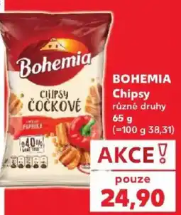 Kaufland Bohemia chipsy čočkové nabídka