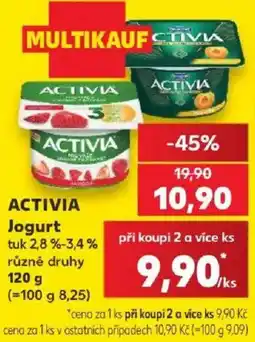 Kaufland Activia jogurt nabídka