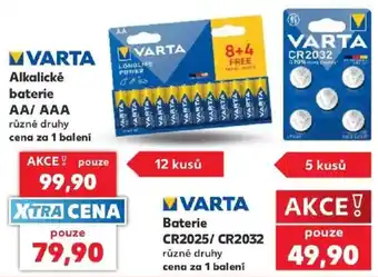 Varta alkalické baterie aa/aaa