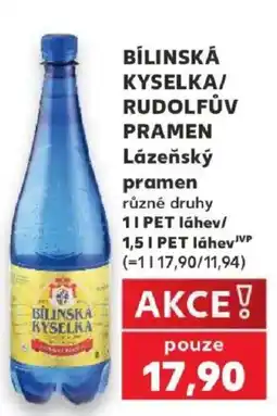 Kaufland Bílinská kyselka nabídka