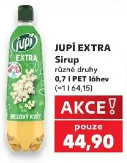 Kaufland Jupí extra sirup nabídka