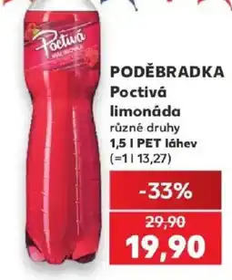 Kaufland Poctivá limonáda nabídka