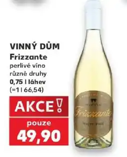 Kaufland Vinný dům Frizzante nabídka