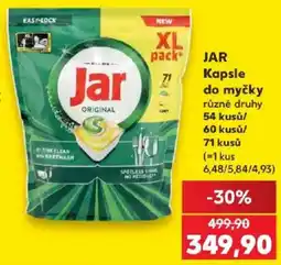 Kaufland Jar kapsle do myčky nabídka