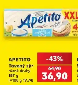 Kaufland Apetito Tavený sýr nabídka