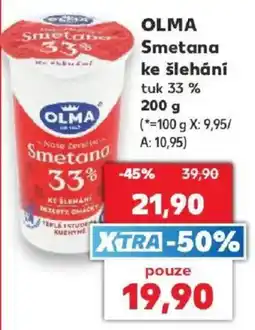 Kaufland Olma smetana ke šlehání nabídka