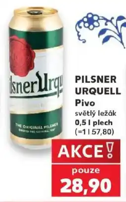 Kaufland Pilsner Urquell nabídka