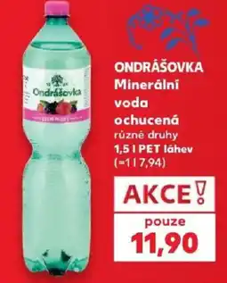 Kaufland Ondrášovka Minerální voda ochucená nabídka