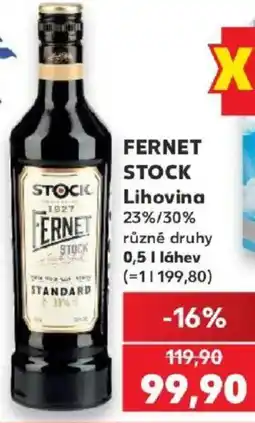 Kaufland Fernet stock nabídka
