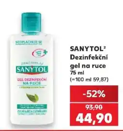 Kaufland Sanytol dezinfekční gel na ruce nabídka