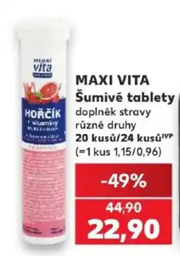 Kaufland Maxi Vita šumivé tablety nabídka