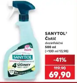 Kaufland Sanytol čistič nabídka
