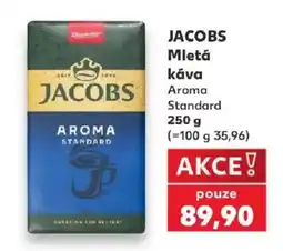 Kaufland Jacobs mletá káva aroma standard nabídka
