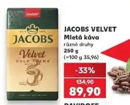 Kaufland Jacobs velvet nabídka