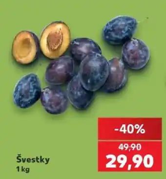 Kaufland Švestky nabídka