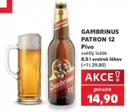 Kaufland Gambrinus patron 12 nabídka