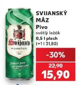 Kaufland Svijany světlý ležák nabídka