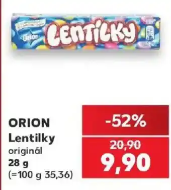 Orion lentilky originál