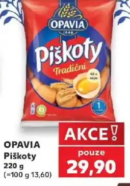 Kaufland Opavia piškoty nabídka