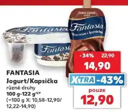 Kaufland Fantasia jogurt/kapsička nabídka