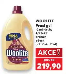 Kaufland Woolite prací gel nabídka