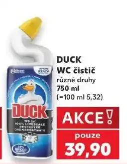 Kaufland Duck wc čistič nabídka