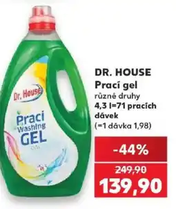 Kaufland Dr. House prací gel nabídka