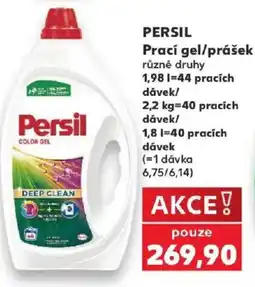 Kaufland Persil prací gel/prášek nabídka