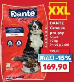 Kaufland Dante Granule pro psy hovězí nabídka