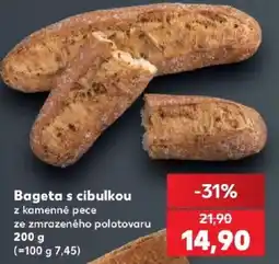Kaufland Bageta s cibulkou nabídka