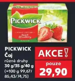 Kaufland Pickwick čaj nabídka