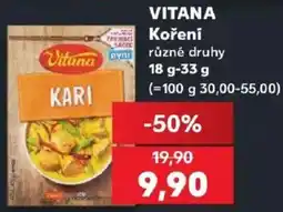 Kaufland Vitana Kari nabídka